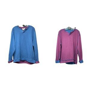 NWT Tommy Bahama Reversible Long Sleeve Flipshore Abaco Size Medium